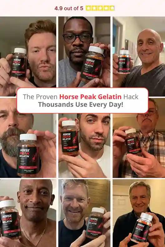 Horse Peak Gelatin Ingredients — All 7 Male Vitality Gummy Supplement Facts