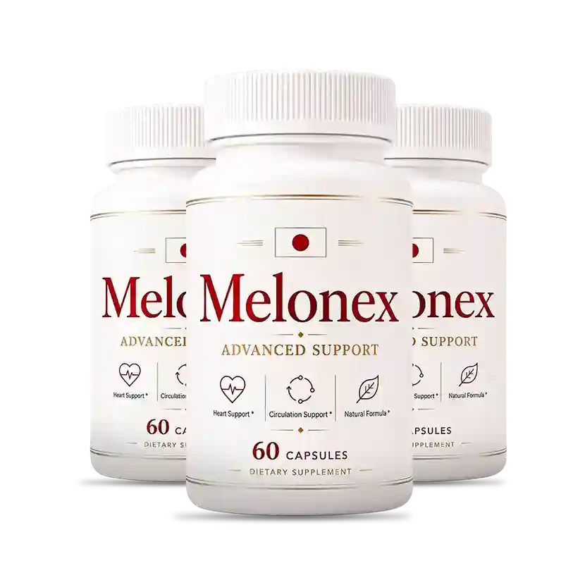 Melonex 5 heart health benefits — blood pressure support, nitric oxide, circulation, antioxidant protection, energy
